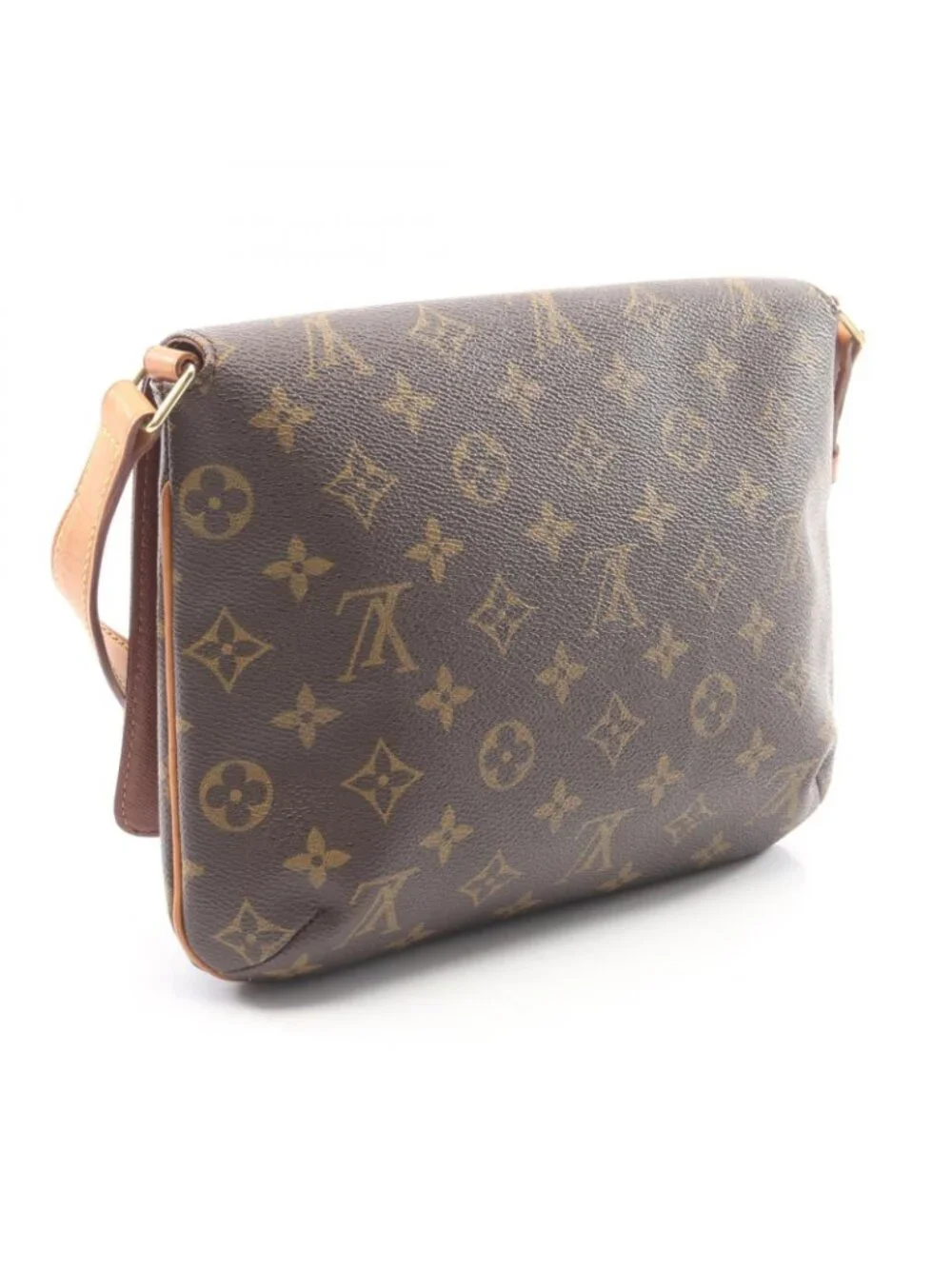 Louis Vuitton Shoulder Bag Musette Tango Short Strap Monogram Canvas Leather
